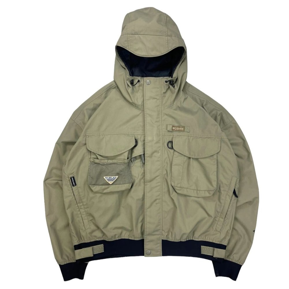 Columbia PFG Wading Jacket Omni Tech Performance Fishing Gear Angler Small